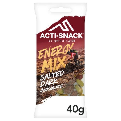 ACTI-SNACK Salted Dark Chocolate Energy Mix 40g