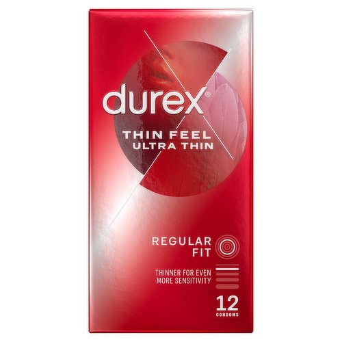 Durex 12 Thin Feel Ultra Thin Condoms