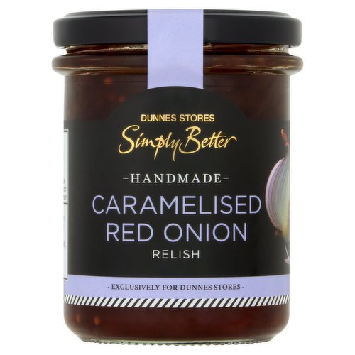 Dunnes Stores Simply Better Handmade Caramelised Red Onion Relish 210g