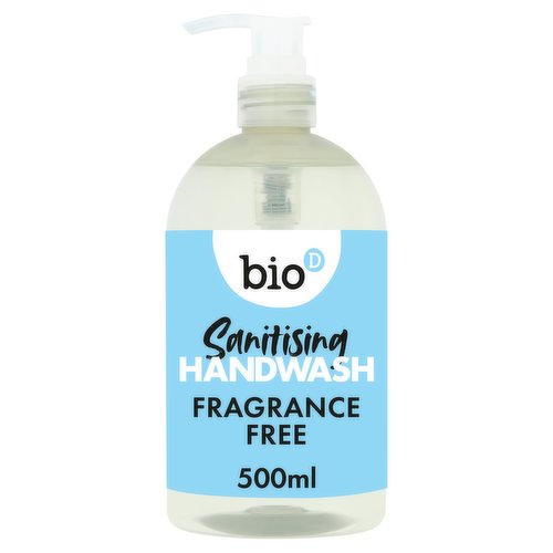 Bio D Cleansing Handwash Fragrance Free 500ml