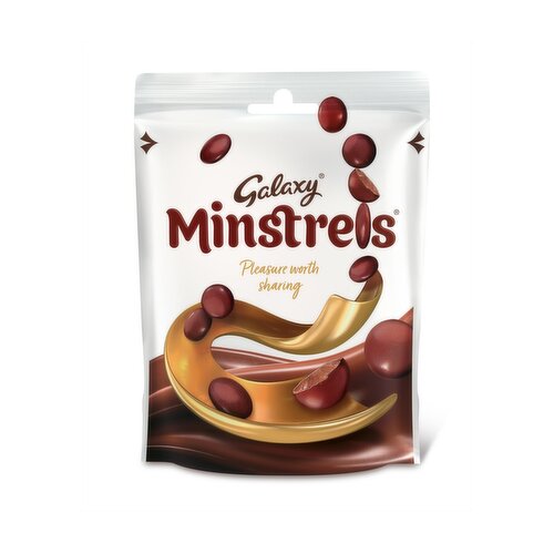 Galaxy Minstrels Milk Chocolate Buttons Pouch Bag 125g