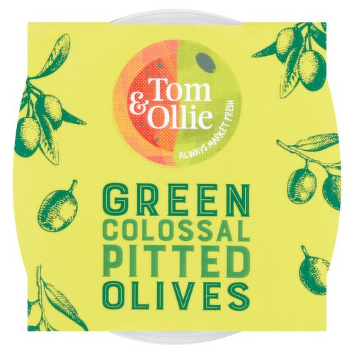 Sheridans Cheesemongers Tom & Ollie Pitted Green Olives 150g