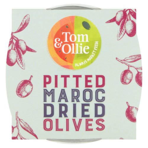 Sheridans Cheesemongers Tom & Ollie Pitted Moroc Olives 150g