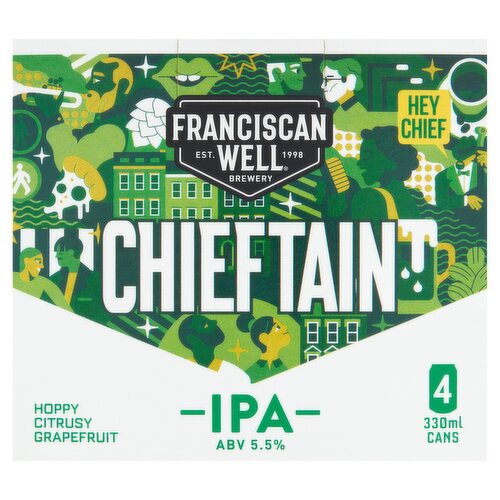 Franciscan Well Brewery Chieftain IPA 4 x 330ml