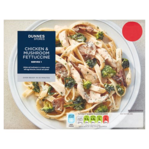 Dunnes Stores Chicken & Mushroom Fettuccine 400g