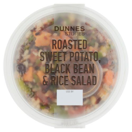 Dunnes Stores Roasted Sweet Potato, Black Bean & Rice Salad 215g