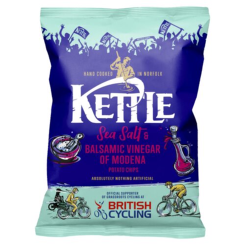 KETTLE® Chips Sea Salt & Balsamic Vinegar of Modena Sharing Crisps 130g