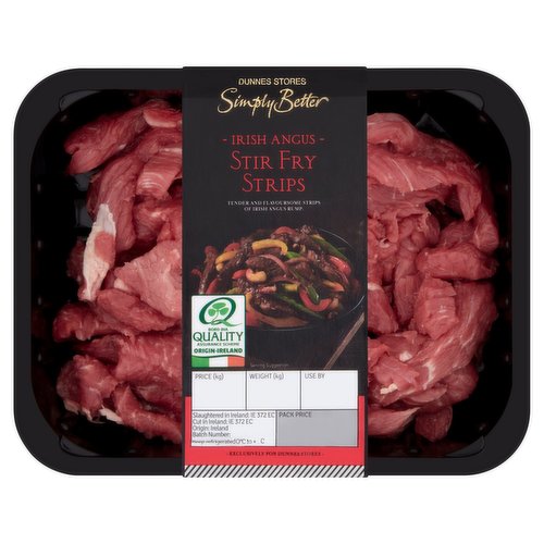 Dunnes Stores Simply Better Irish Angus Stir Fry Strips 300g