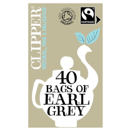 Clipper Fairtrade Organic Earl Grey 40 Tea Bags