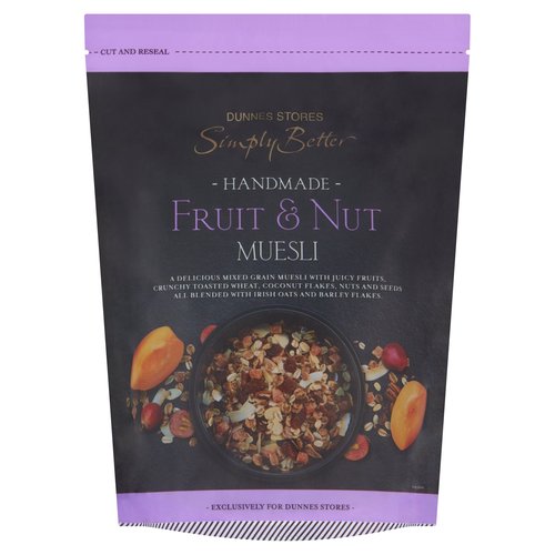 Dunnes Stores Simply Better Handmade Fruit & Nut Muesli 500g