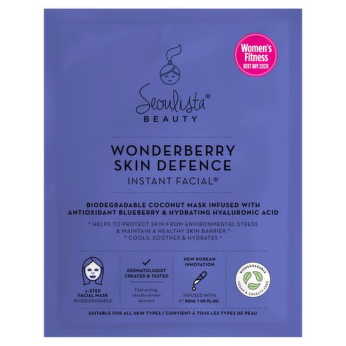Seoulista Beauty Wonderberry Skin Defence Instant Facial