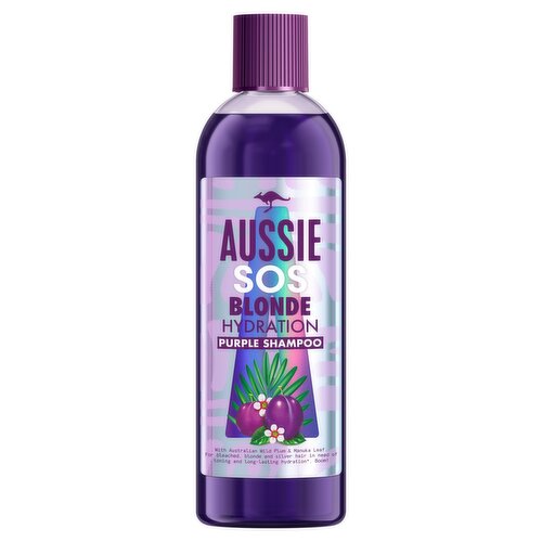 Aussie Blonde Hydration Purple Shampoo, 290ml