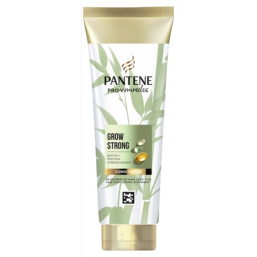 Pantene Pro-V Miracles Grow Strong Conditioner with Biotin 275ml for Dry Damaged Hair