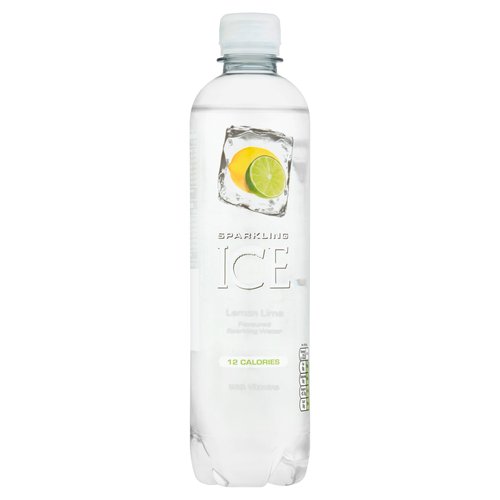 Sparkling Ice Lemon Lime Flavoured Sparkling Water 500ml