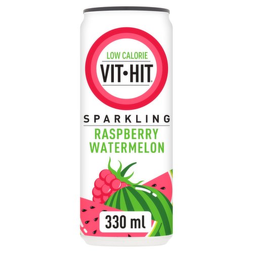 Vit Hit Sparkling Raspberry & Watermelon with Ceylon Tea 330ml