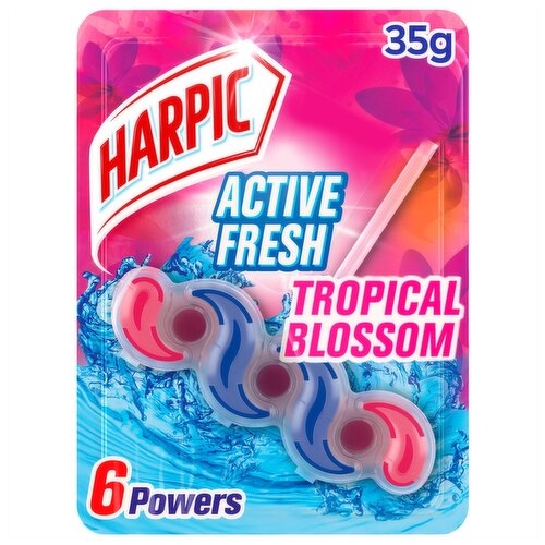 Harpic Fresh Power 6 Block Tropical Blossom 39g