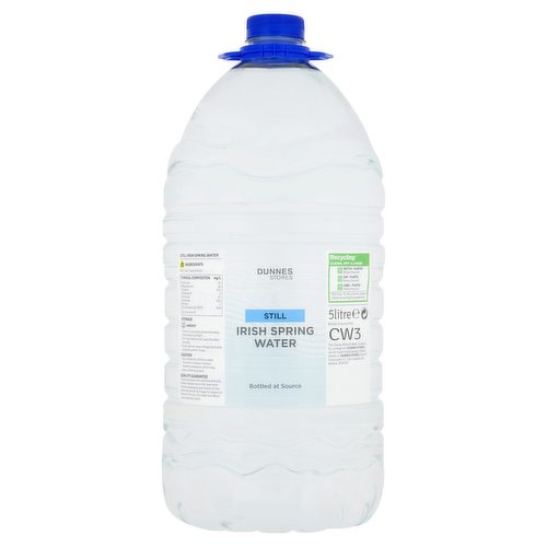 Dunnes Stores Still Irish Spring Water 5 Litre