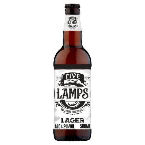 Five Lamps Lager 500ml