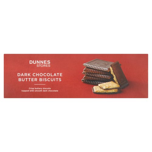 Dunnes Stores Dark Chocolate Butter Biscuits 125g