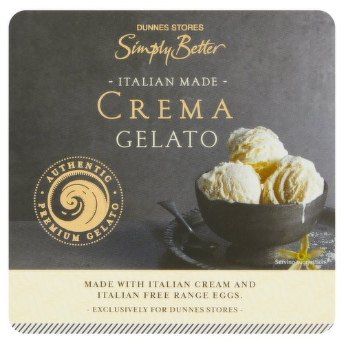 Dunnes Stores Simply Better Italian Made Crema Gelato 350g