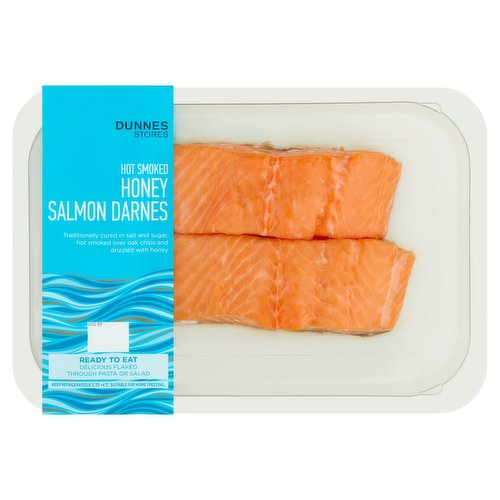 Dunnes Stores Hot Smoked Honey Salmon Darnes 185g