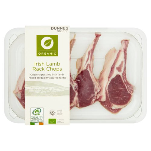 Dunnes Stores Organic Irish Lamb Rack Chops 320g