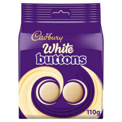 Cadbury White Buttons Chocolate Bag 110g