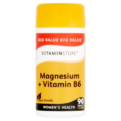 Vitamin Store Magnesium + Vitamin B6 90 Tablets