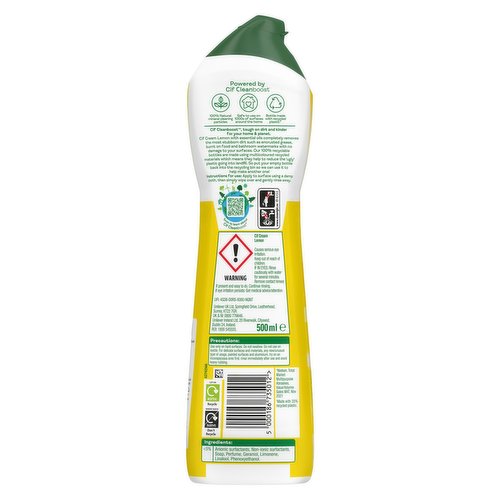 Cif Lemon Cream Cleaner 500ml