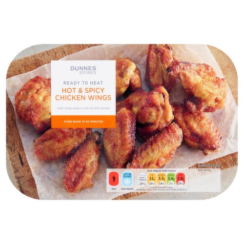 Dunnes Stores Hot & Spicy Chicken Wings 320g