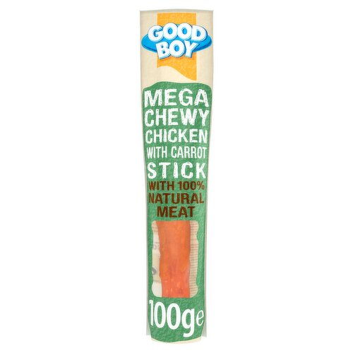 Good Boy Pawsley & Co. Mega Chewy Chicken with Carrot Stick 100g