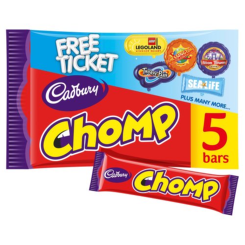 Cadbury Chomp Bar 5 Pack 105g