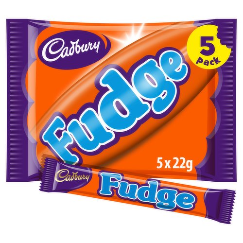 Cadbury Fudge Bar 5 Pack 110g