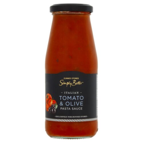 Dunnes Stores Simply Better Italian Tomato & Olive Pasta Sauce 428g