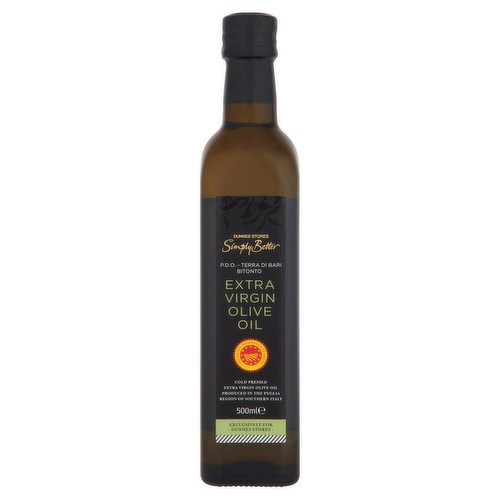 Dunnes Stores Simply Better P.D.O. Extra Virgin Olive Oil 500ml