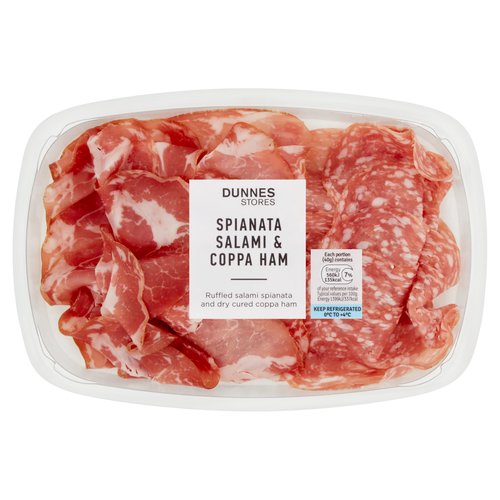 Dunnes Stores Spianata Salami & Coppa Ham 80g