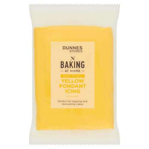 Dunnes Stores Baking at Home Ready to Roll Yellow Fondant Icing 250g