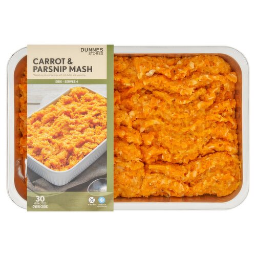 Dunnes Stores Mashed Carrot & Parsnip 800g