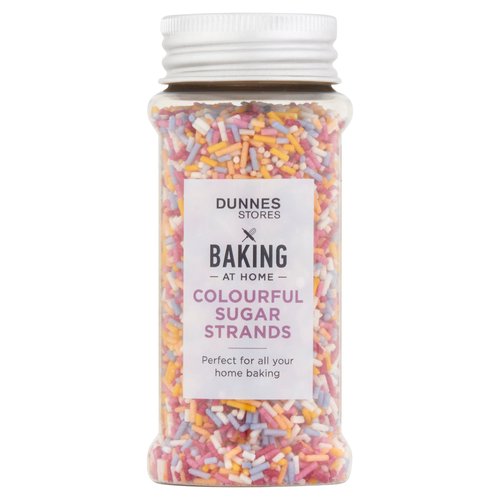 Dunnes Stores Baking at Home Colourful Sugar Strands 70g