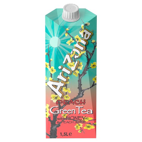 Arizona Green Tea with Honey & Peach Juice 1.5L