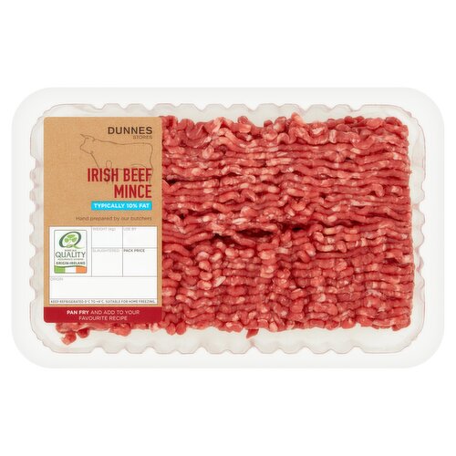 Dunnes Stores Irish Beef Mince - Typically 10% Fat 640g