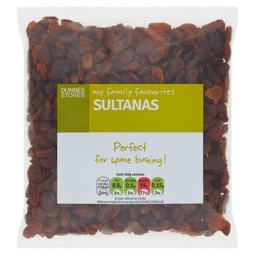 Dunnes Stores My Family Favourites Sultanas 375g