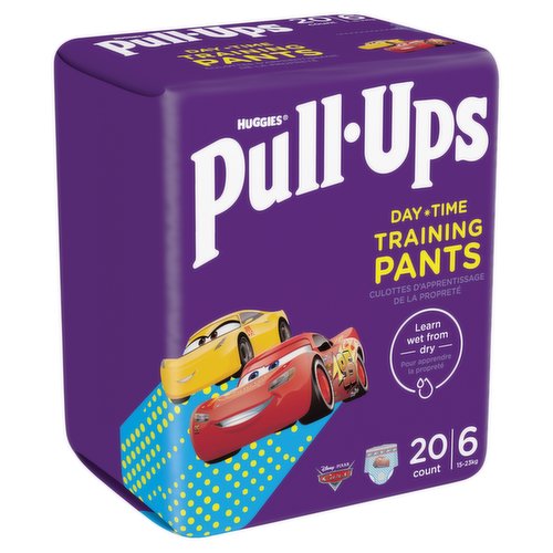 Huggies® Pull-Ups® Day Time Nappy Pants, Boy Size 6, 20 Pants