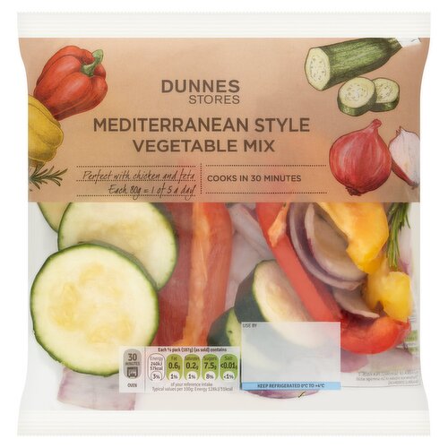 Dunnes Stores Mediterranean Style Vegetables 375g