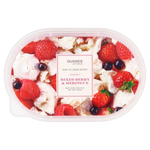 Dunnes Stores Dairy Ice Cream Dessert Mixed Berry & Meringue 900ml