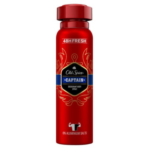 Old Spice Captain Deodorant Body Spray For Men 150 ml