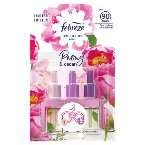 Febreze 3Volution Air Freshener Refill Peony Cedar