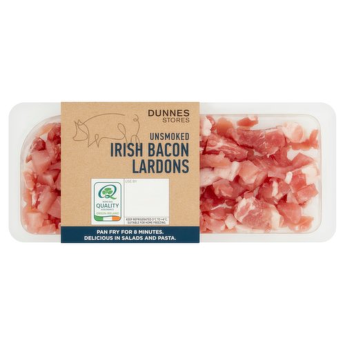 Dunnes Stores Unsmoked Irish Bacon Lardons 150g