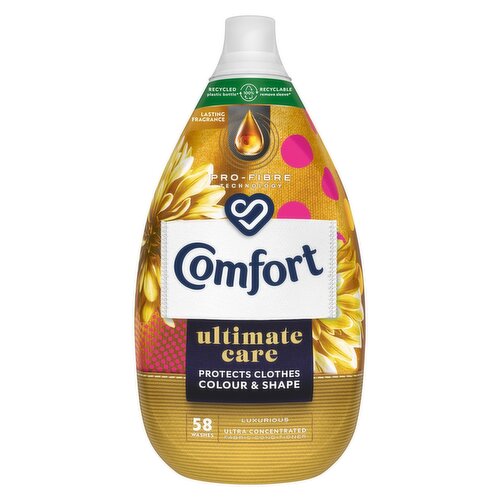 Comfort  Ultra-Concentrated Fabric Conditioner Ultimate Care Luxurious 58 Wash 870 ml 