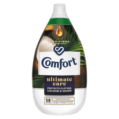 Comfort  Ultra-Concentrated Fabric Conditioner Ultimate Care Coco Fantasy 58 washes (870 ml) 